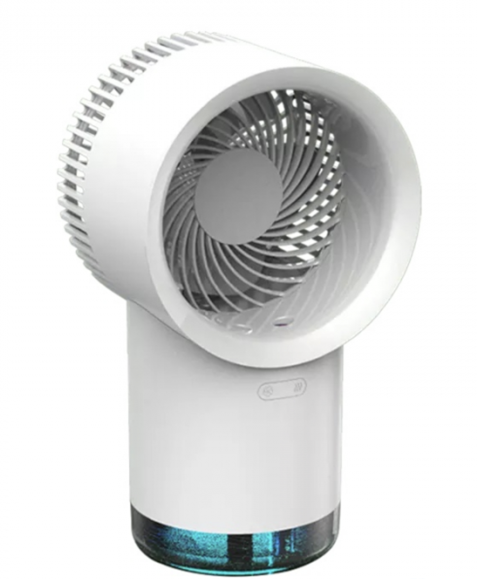 Ventilator de birou 4 IN 1 puternic 3 trepte de viteza cu umidificator